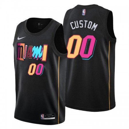 Maillot Basket Miami Heat Personnalisé Nike 2021-22 City Edition Swingman - Homme